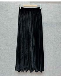 Saint Laurent Women's Velvet Skirt Black
