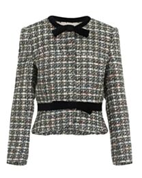 Valentino Women's Garavani Valentino Women's Garavani Tweed Multi Jacket Black