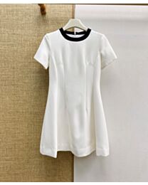 Valentino Women's Garavani Wool And Silk Minidress White