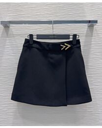 Valentino Women's Wool-Silk Blend Mini Skirt Black