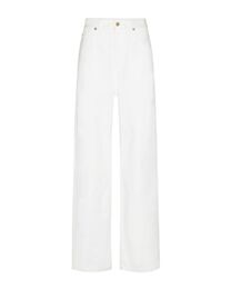 Valentino Women's Denim Trousers White