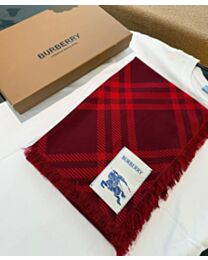 Burberry Wide Plaid Wool-Blend Scarf