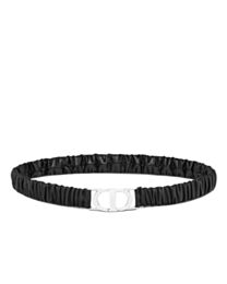 Christian Dior 30 Montaigne Stretch Belt Black