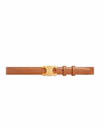 Celine Medium 25mm Triomphe Belt In Taurillon Leather