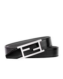 Fendi Leather Belt Black