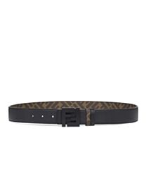 Fendi Leather And Fabric Belt 