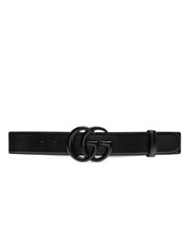 Gucci GG Marmont Wide Belt Black