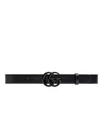 Gucci GG Marmont Thin Belt Black