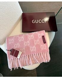 Gucci GG Alpaca and Wool Blend Scarf
