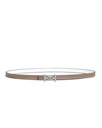 Hermes Ancre Belt Buckle & Reversible Leather Strap 13 MM Gray