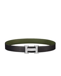 Hermes H Belt Buckle & Reversible Leather Strap 32mm 