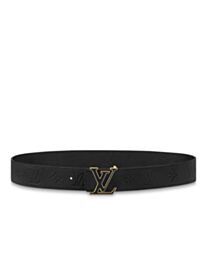 Louis Vuitton Lvxnba LV Initiales 40mm Reversible Belt Black