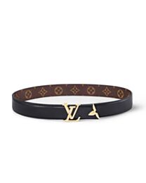 Louis Vuitton Pretty Lv 30mm Reversible Belt Black