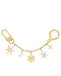 Louis Vuitton LV Snowflakes Chain Bag Charm Golden