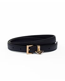 Prada Saffiano Leather Belt Black