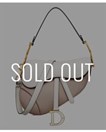 Christian Dior Saddle Bag With Strap Pink
