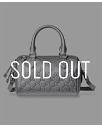 Gucci GG Emblem Small Boston Bag 848889 Silver