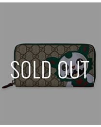 Gucci Besties Series Full-Zip Wallet Green