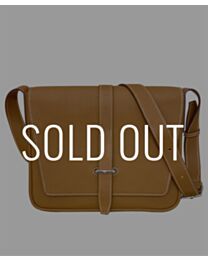 Hermes Steve Light Junior Messenger Bag Light Coffee