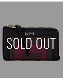 Loewe Coin Cardholder In Nappa Calfskin Black