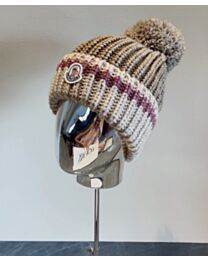 Not for sale: Moncler Ribbed-knit Wool Hat Khaki
