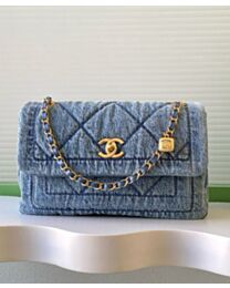 Not for sale: Chanel Washed Denim Flapbag Blue