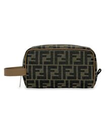 Not for sale: Fendi Small FF Jacquard Toiletry Case Green
