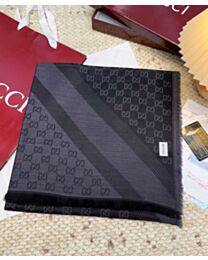 Not for sale: Gucci GG Jacquard Cashmere Scarf Black