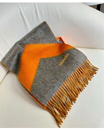 Not for sale: Hermes Cashmere Double-sided Tassel Scarf Gray