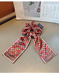 Not for sale: Louis Vuitton Logo Print Hair Tie Brown