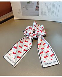 Not for sale: Louis Vuitton Logo Print Hair Tie White