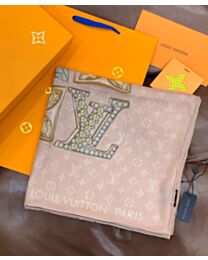 Not for sale: Louis Vuitton Pre-Owned Monogram Flower Scarf Pink