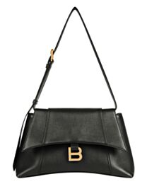 Balenciaga Downtown Small Shoulder Bag Black