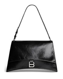 Balenciaga Crush Medium Sling Bag Black