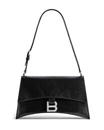Balenciaga Crush Small Sling Bag Black