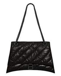 Balenciaga Crush Medium Chain Bag Quilted 