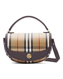 Burberry Crossbody Bag Highlands Dark Coffee