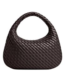 Bottega Veneta Small Veneta Shoulder Bag Coffee