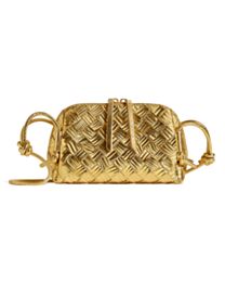 Bottega Veneta Concert Pouch 794258 Golden