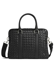Bottega Veneta Slim Classic Intrecciato Briefcase 690702 