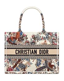 Christian Dior Medium Dior Book Tote Cream