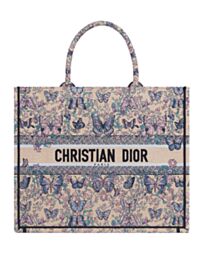 Christian Dior Large Dior Book Tote M1286 Apricot