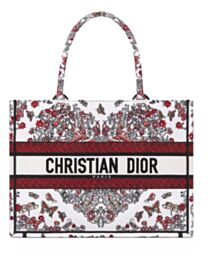 Christian Dior Medium Dior Book Tote M1286 Red