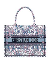Christian Dior Medium Dior Book Tote M1286 White