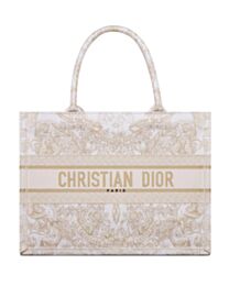 Christian Dior Medium Dior Book Tote Golden