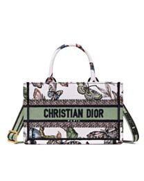 Christian Dior Mini Dior Book Tote With Strap 