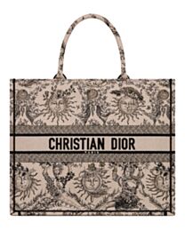 Christian Dior Large Dior Book Tote Apricot