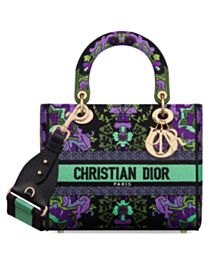 Christian Dior Medium Lady D-Lite Bag Green