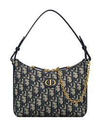 Christian Dior 30 Montaigne Diorling mini chain bag Dark Blue