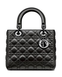 Christian Dior Medium Lady Dior Bag Black